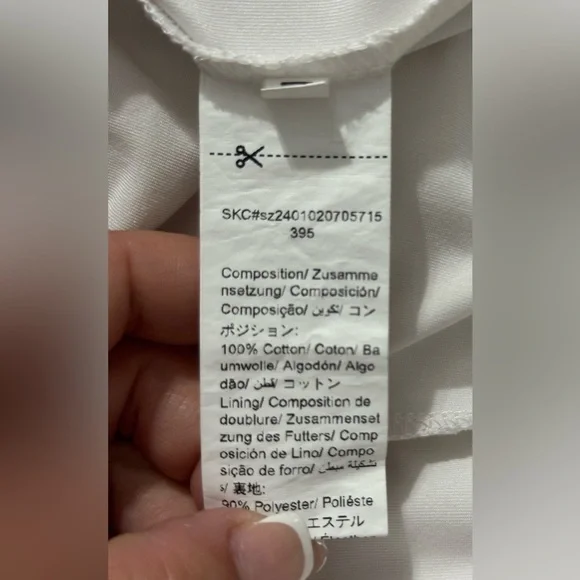 NEW Revolve Clothing White Mini Bubble Skirt / Skort - Size XS - RETAILS $128 - Picture 7 of 8